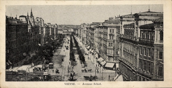 Ak Wien 1 Innere Stadt, Schotstrasse