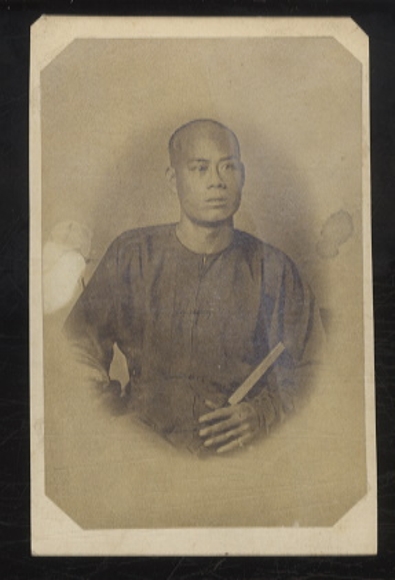 China - Original photograph - August Sachtler, around 1864 - Penang, young Chinese