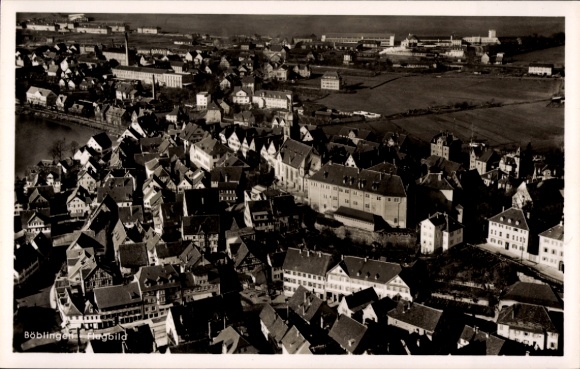 Ak Böblingen in Württemberg, Fliegeraufnahme