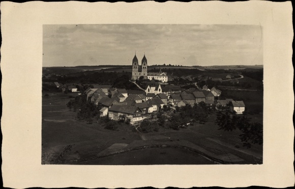 Photo Postcard Ravengiersburg in the Hunsrück, view of the town with the mission house Maria Hilf