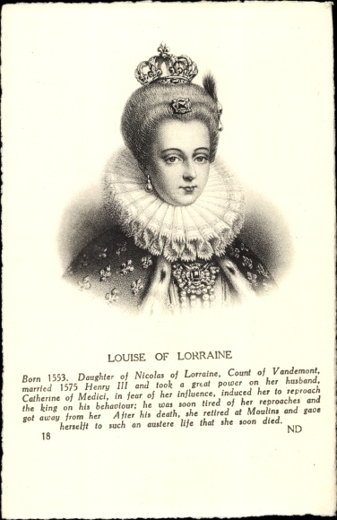 Artist PC Louise de Lorraine, Queen of France and Poland