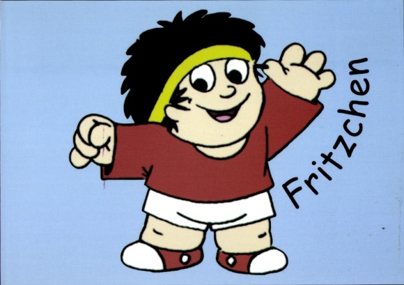 Postcard Mainzelmännchen, Fritzchen