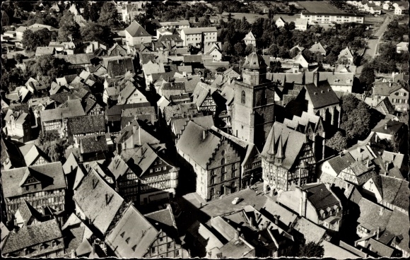 Ansichtkaart Alsfeld in Hessen, luchtfoto