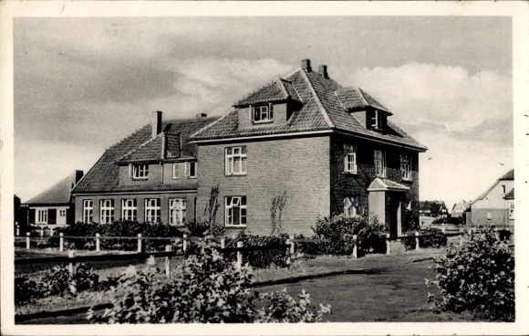 Postcard Nordseebad Langeoog Ostfriesland, Youth Home Bodenschwingh
