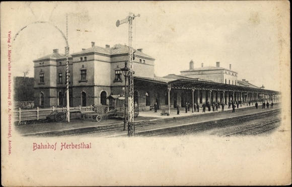 PC Herbesthal Lontzen Wallonia Liège, railway station track side, German Belgian border