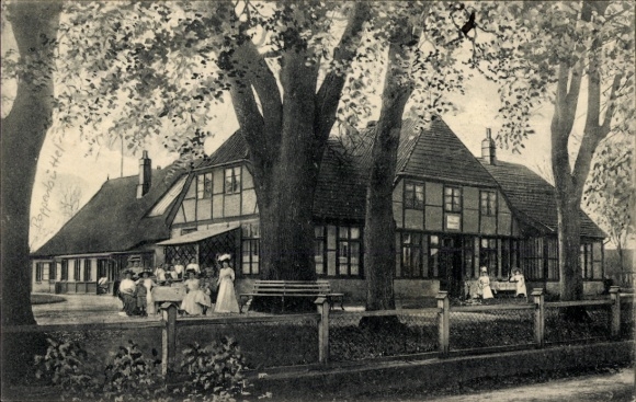 Postcard Hamburg Wandsbek Poppenbüttel, convalescent home