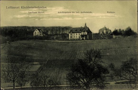 Ak Kirchheimbolanden Rheinland Pfalz, Landhaus Michel, Erholungshaus der bad. Anilinfabrik, Kurhaus