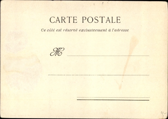 Artist Postcard Guillaume, Speech of the Colonel to the reserve officers