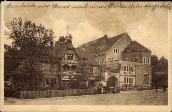 Postcard Dresden Cotta Kemnitz, Wettemühle