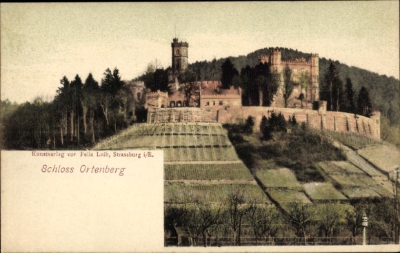 Postcard Ortenberg in Baden, Ortenberg Castle