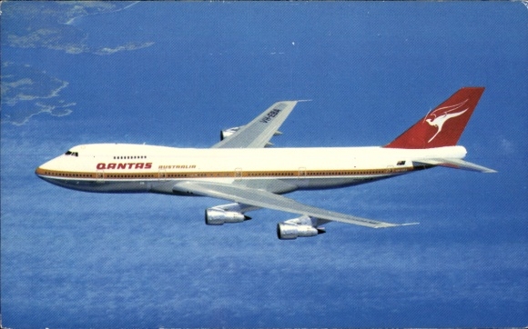 KP australijski samolot pasażerski, Qantas Airways, Boeing 747 B