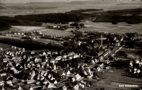 Postcard Bad Dürrheim in the Black Forest, total view