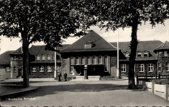 Ak Bramsche in Niedersachsen, Bahnhof