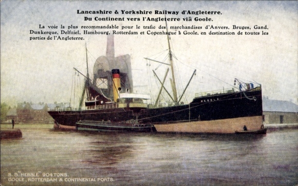 SS Hebble, Lancashire & Yorkshire Railway, English ferry
