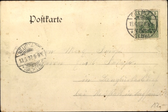 Postcard Dresden East Kleinzschachwitz, barracks
