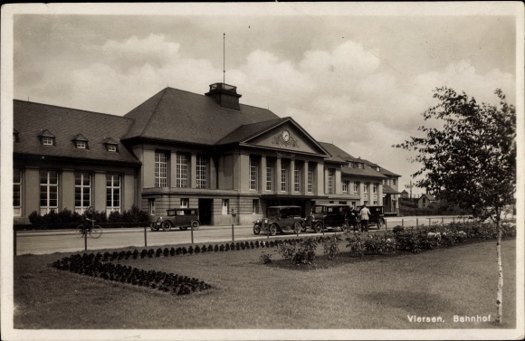 Ak Viersen in Nordrhein Westfalen, Bahnhof