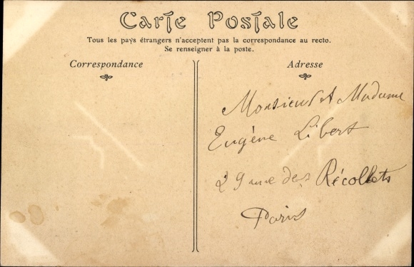 Postcard Fontenay at Roses Hauts de Seine, Straßenpartie