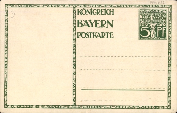 Postal stationery artist Postcard Diez, M., Prince Regent Luitpold of Bavaria, 1821 to 1911, carriage