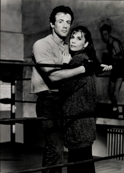 Photo Actors Sylvester Stallone and Talia Shire, Rocky V