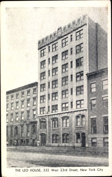 Ak New York City USA, Leo House Catholic Hospice voor Reizigers