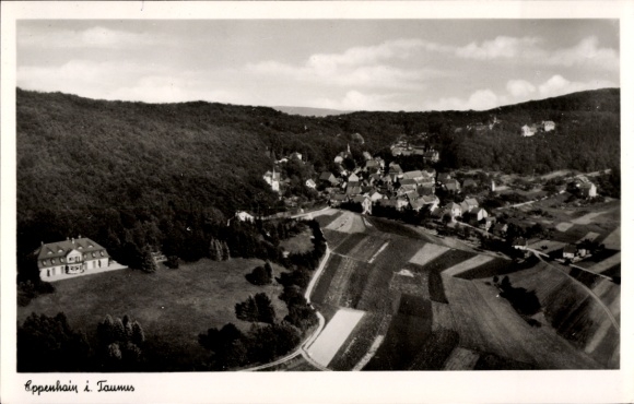 Postcard Eppenhain Kelkheim im Taunus, aerial photograph
