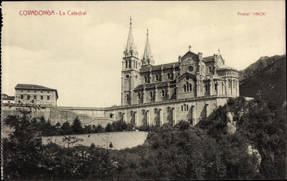 Ak Covadonga Asturië, La Catedral