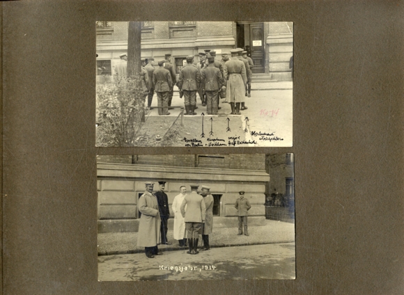 Berlin Military World War 1914/15 kk Eastern Front Red Cross Photo Album. 46 original photos
