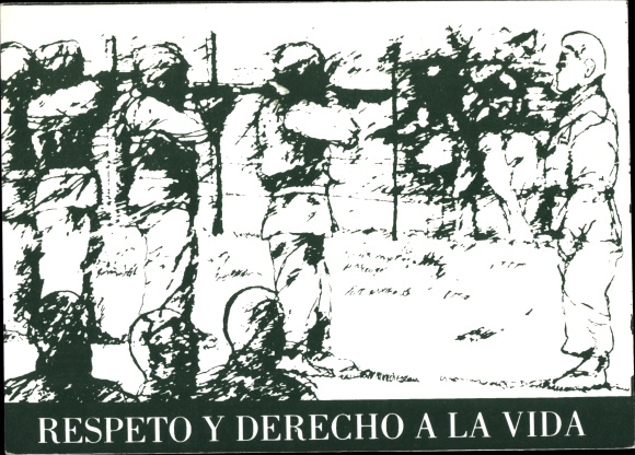 Postcard Committee for the Defense of the Human Rights of Peru Amsterdam-Holanda