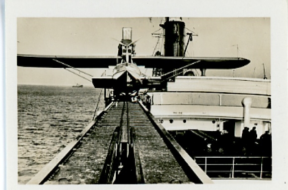 Collection picture heroes of the air series G picture 199 Dornier Wal, catapult on the &quot;Westfalen&quot;