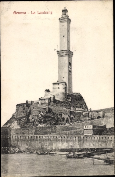 Postcard Genoa Genua Liguria, The Lantern
