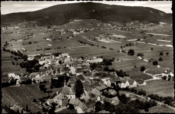 Ak Flemlingen an der Weinstraße Pfalz, Fliegeraufnahme