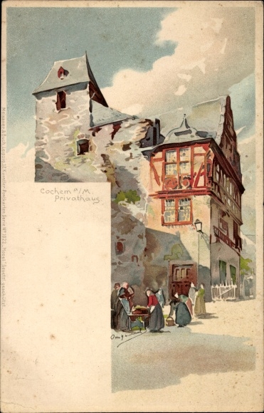 Kunstenaar Litho Hammel, Otto, Cochem in het district Cochem Zell Rijnland-Palts, privéwoning