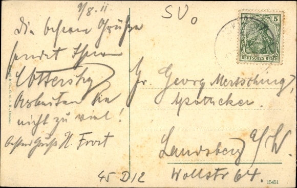 Postcard Majak Brüderort East Prussia, lighthouse