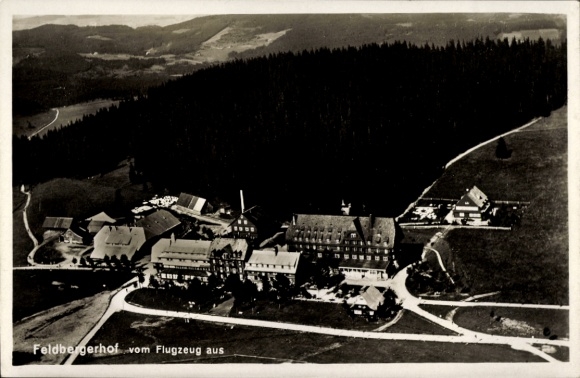 Ak Feldberg im Schwarzwald, Fliegeraufnahme, Feldbergerhof