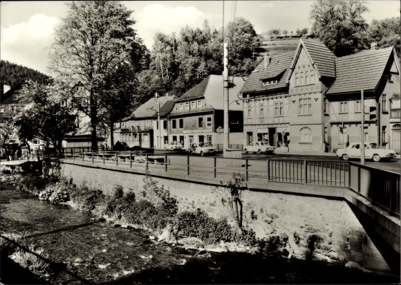 KP Katzhütte w Schwarzatal, Bahnhofstrasse, cieku wodnym
