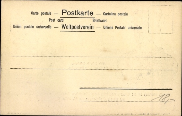 Postcard Vienna Kalksburg, Villa Zichy, Elemer Graf Lonyay, widow Stephanie, 22 March 1900