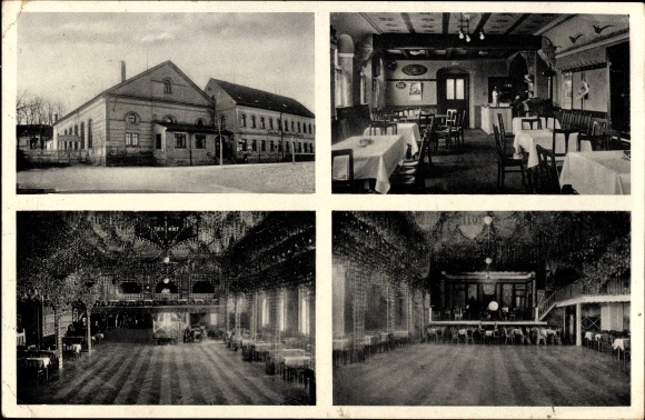 Postcard Neukirchen an der Pleiße, concert, ball and garden venue, restaurant, inn