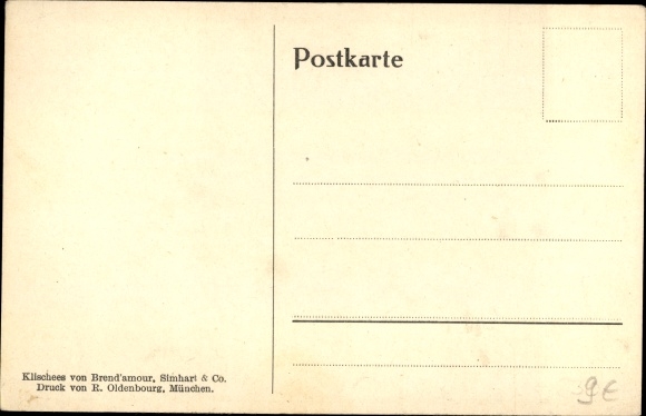 Artist PC Klein, Richard, day of sacrifice 1916, Bavarian arts and crafts association