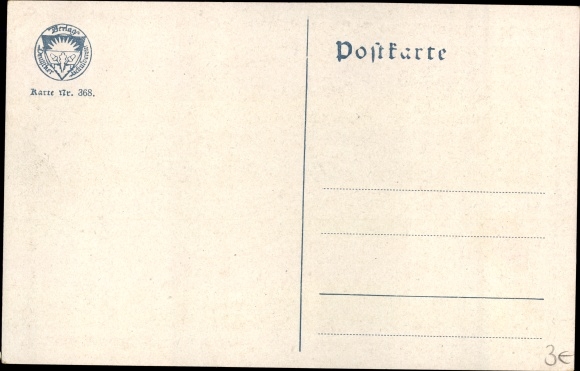 Song Postcard Now I&#39;m going to Brünnele, but don&#39;t drink, German School Association 368