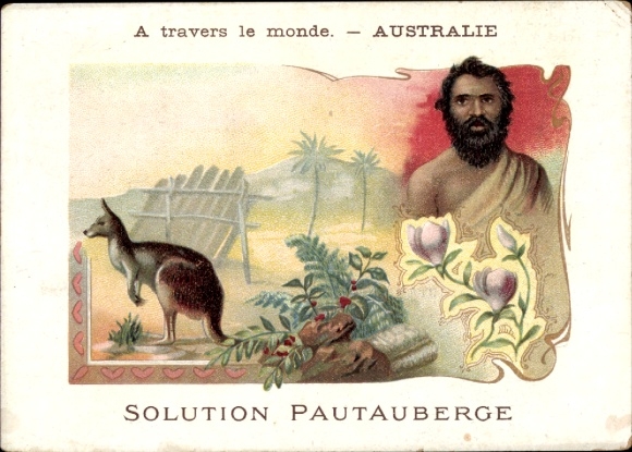 Chromo-Litho Australia, Kangaroo, Advertising Solution Pautauberge