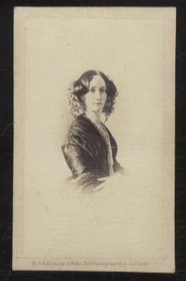 CdV Portrait Sophie Großherzogin von Baden, geb. Prinzessin von Schweden