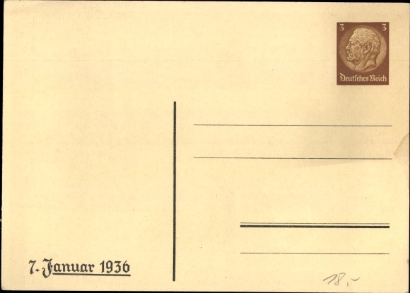 Postwaardestukkenzegels Ak 1. Dag van de postzegel, oprichtingsdag van de Reichsvereniging van Filatelisten