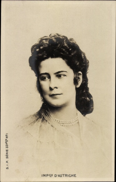 Ak Kaiserin Elisabeth von Österreich, Portrait