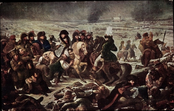 Artist PC Gros, AJ, Napoleon in the Battle of Eylau