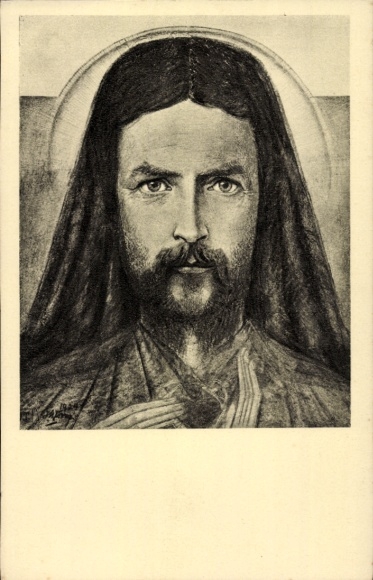 Artist Postcard Toorop, Jan Th., Happy New Year, Jesus, Christkop