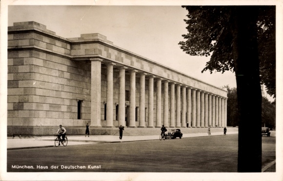 Postcard Munich Bavaria, House of German Art