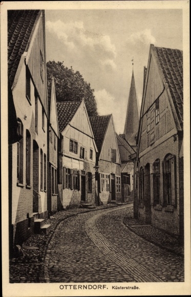 Ak Otterndorf an der Niederelbe, Küsterstraße