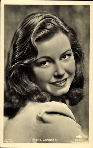 Postcard actress Maria Landrock, portrait, Ross Verlag 3309/1