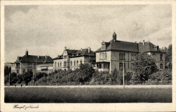 Ak Meiningen in Thüringen, Thüringisches Landeskrankenhaus, Hauptgebäude