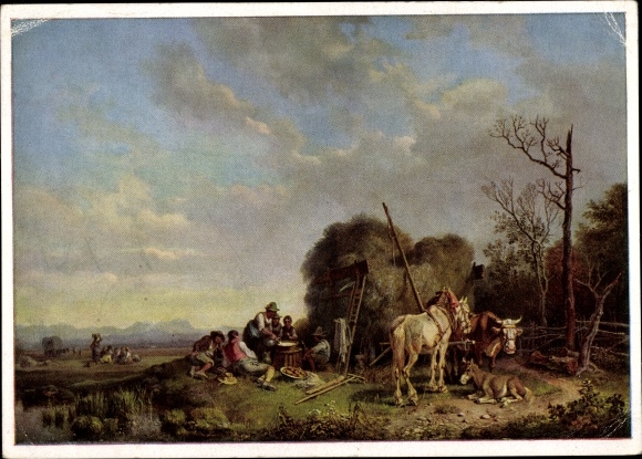 Artist PC Bürkel, Heinrich, Rast, HDK 292